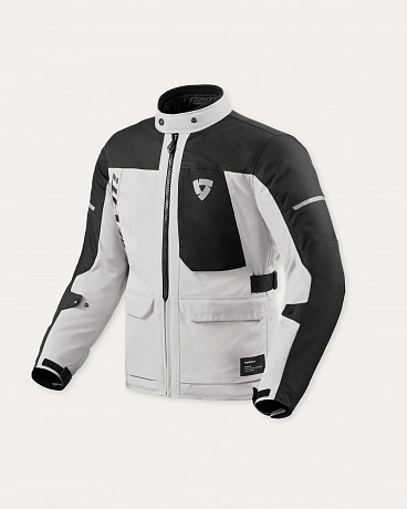 Мотокуртка Revit Convergent H2O Silver/Black в магазине мотоэкипировки RevMoto