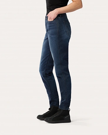 Мотоджинсы женские Harper Tapered Dark Blue Used в магазине мотоэкипировки RevMoto