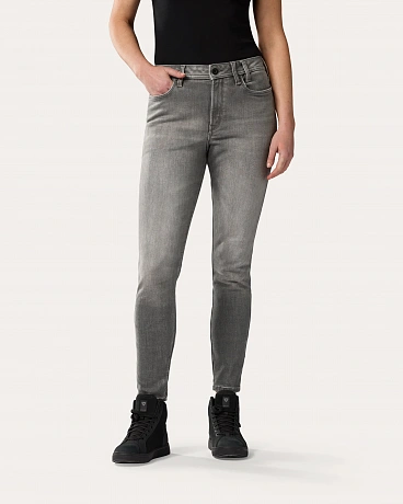 Мотоджинсы женские Shelby 3 Skinny Medium Grey Used в магазине мотоэкипировки RevMoto