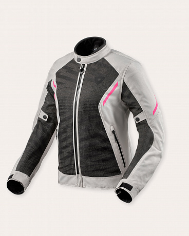Мотокуртка женская Revit Torque 2 H2O Ladies Black-Light Grey в магазине мотоэкипировки RevMoto