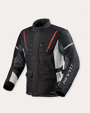 Мотокуртка Horizon 3 H2O Black-red в магазине мотоэкипировки RevMoto