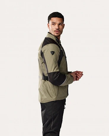 Мотокуртка Revit Jacket Voltiac 3 H2O Black/silver в магазине мотоэкипировки RevMoto