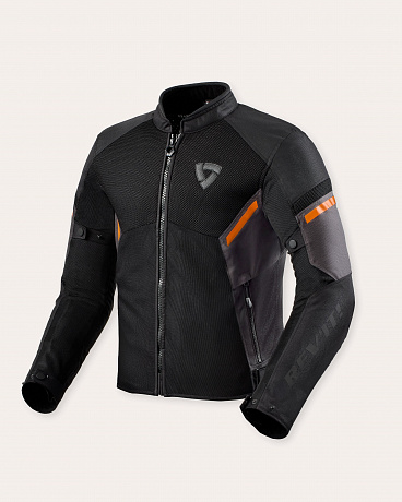 Мотокуртка GT-R Air 3  Black-Neon Orange в магазине мотоэкипировки RevMoto