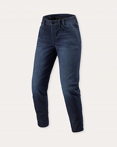 Мотоджинсы женские Harper Tapered Dark Blue Used