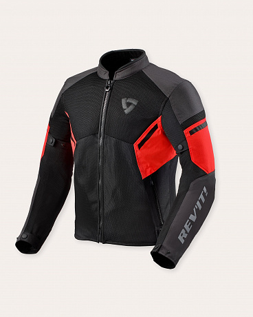 Мотокуртка GT-R Air 3  Black-Neon Red в магазине мотоэкипировки RevMoto