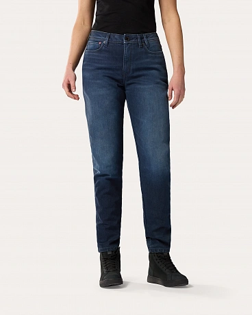 Мотоджинсы женские Harper Tapered Dark Blue Used в магазине мотоэкипировки RevMoto
