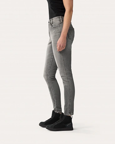 Мотоджинсы женские Shelby 3 Skinny Medium Grey Used в магазине мотоэкипировки RevMoto