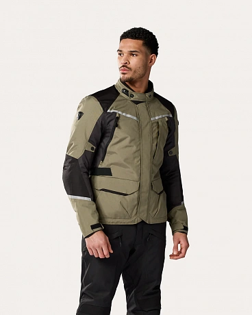 Мотокуртка Revit Jacket Voltiac 3 H2O Black/silver в магазине мотоэкипировки RevMoto