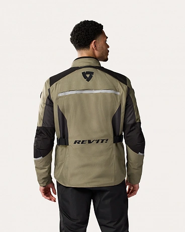 Мотокуртка Revit Jacket Voltiac 3 H2O Black/silver в магазине мотоэкипировки RevMoto